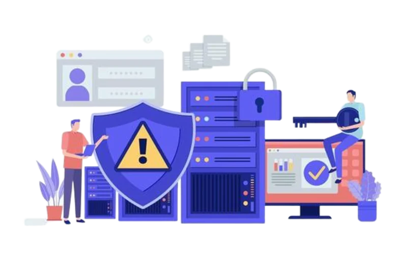 Anti-fraud security infrastructure — servers, shields, encrypted keys.